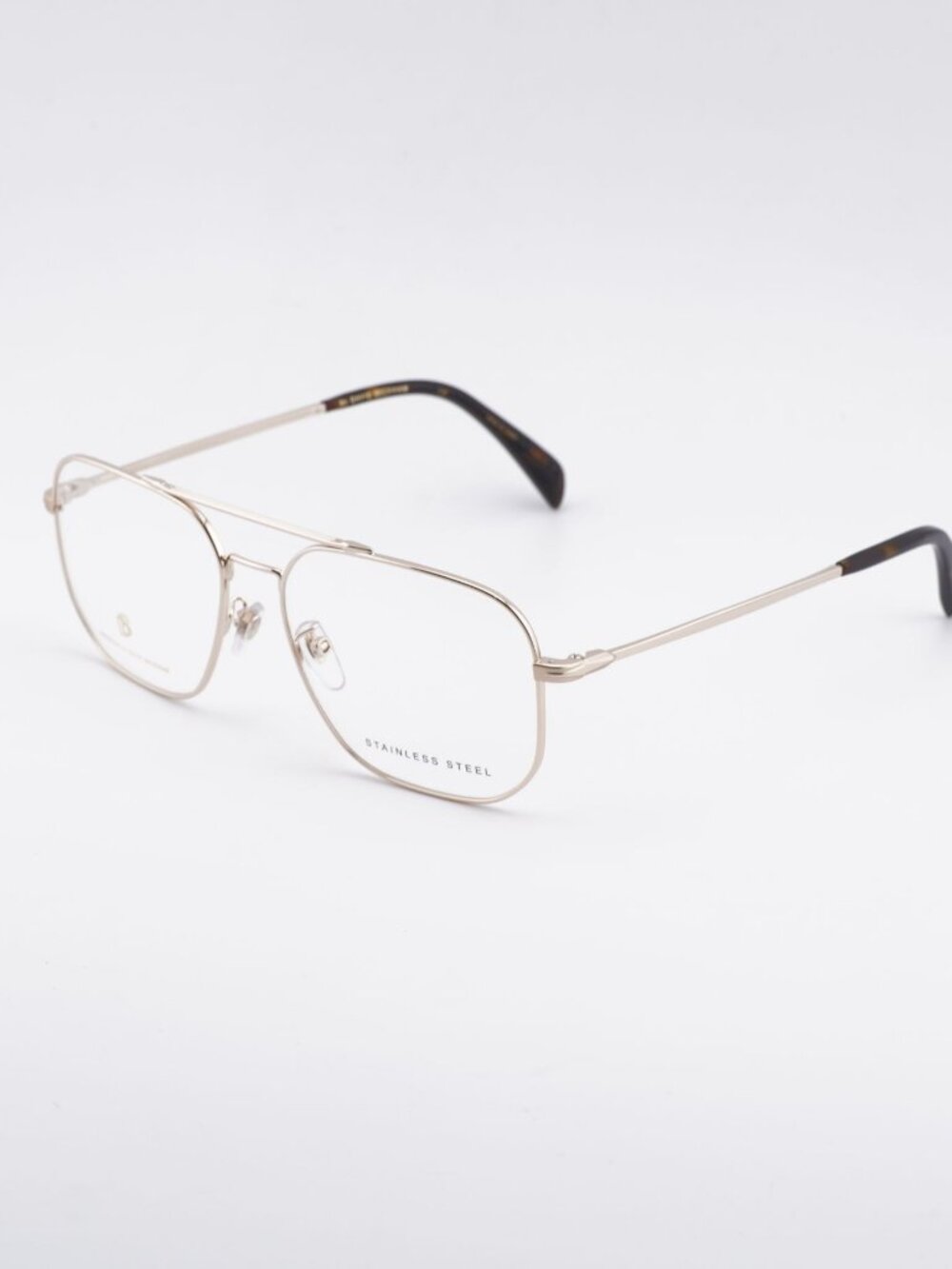 David Beckham DB 1096 0J5G 00 Eyeglasses Gold 57mm Aviator Frame
